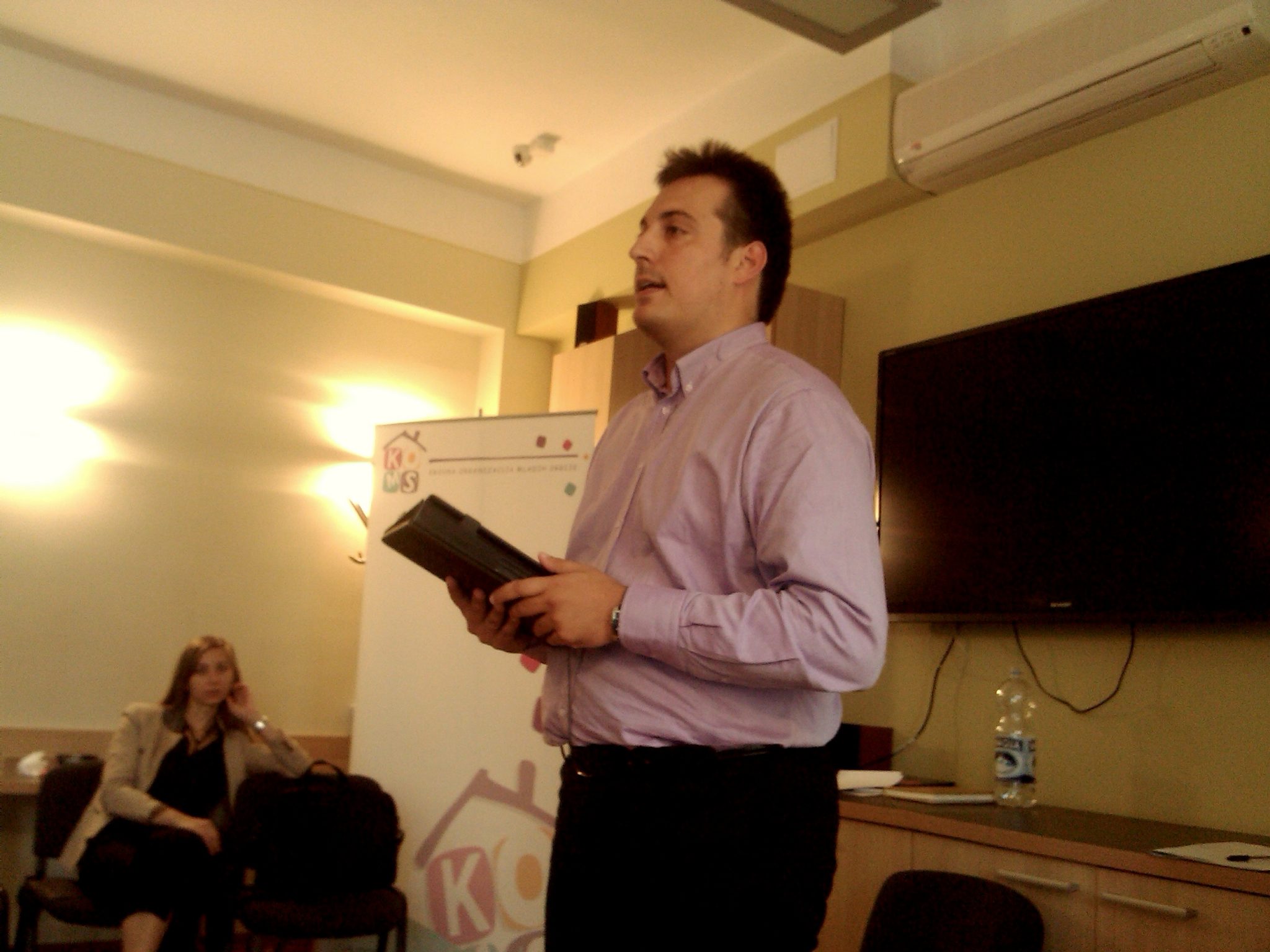 BFPE’s Marko Savkovic spoke on youth participation in public policies