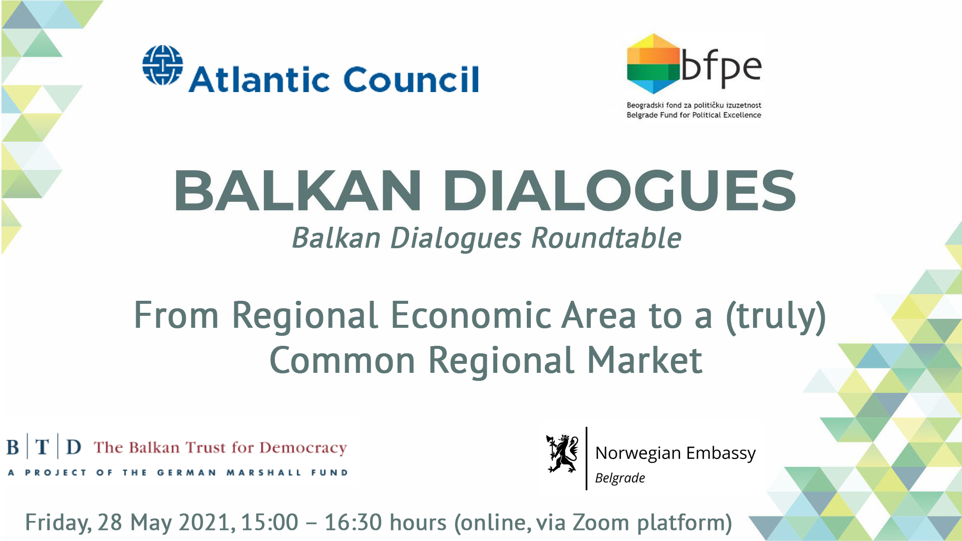 Balkan Dialogues Roundtable – From Regional Economic Area to a (truly) Common Regional Market